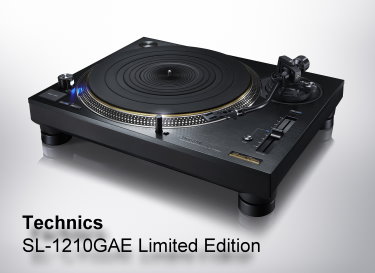 Technics SL-1200GAE Limited Edition Anniversary Turntable, Black - SEALED BOX