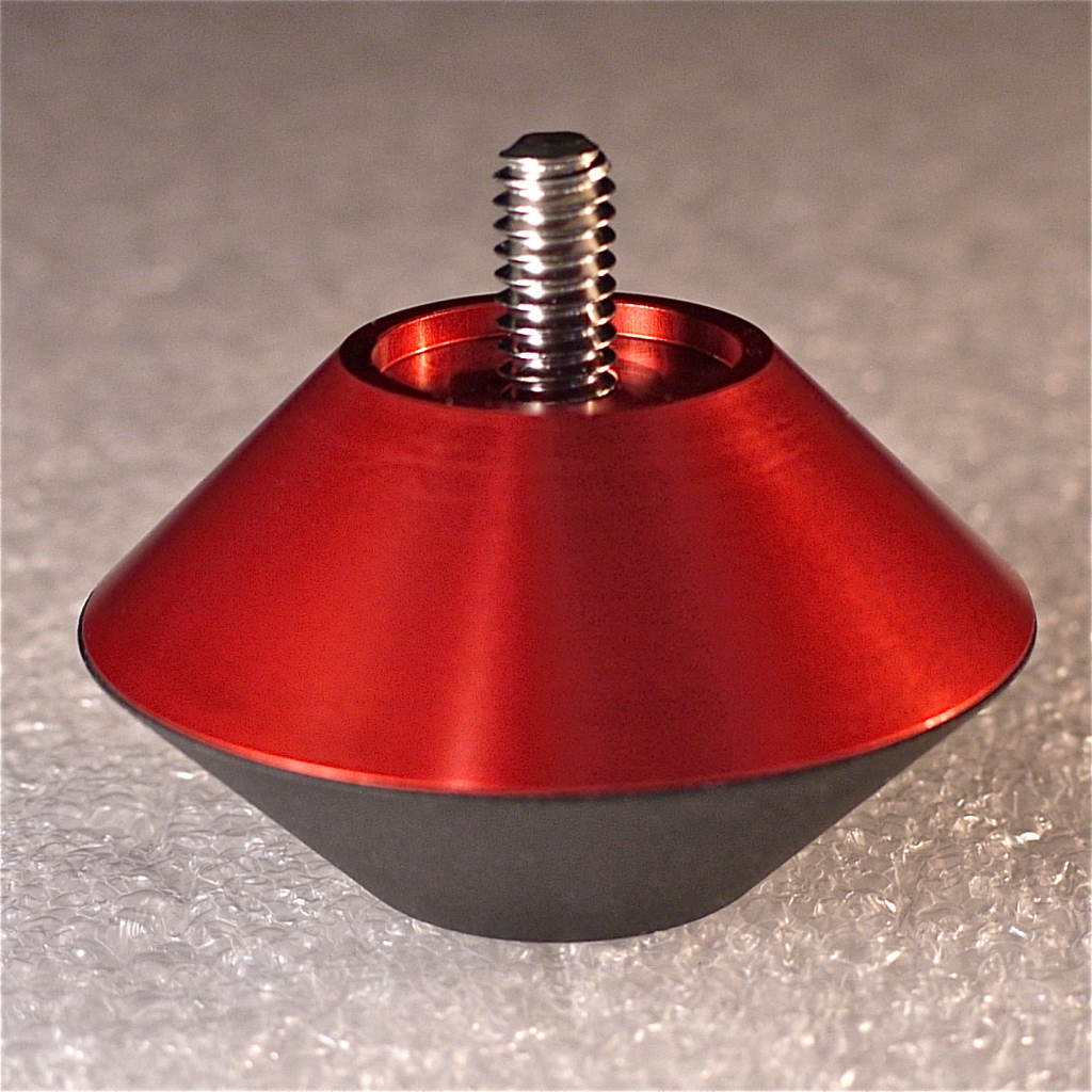 Strange Attactors Vibration Isolation Feet from Spiral Groove Galen