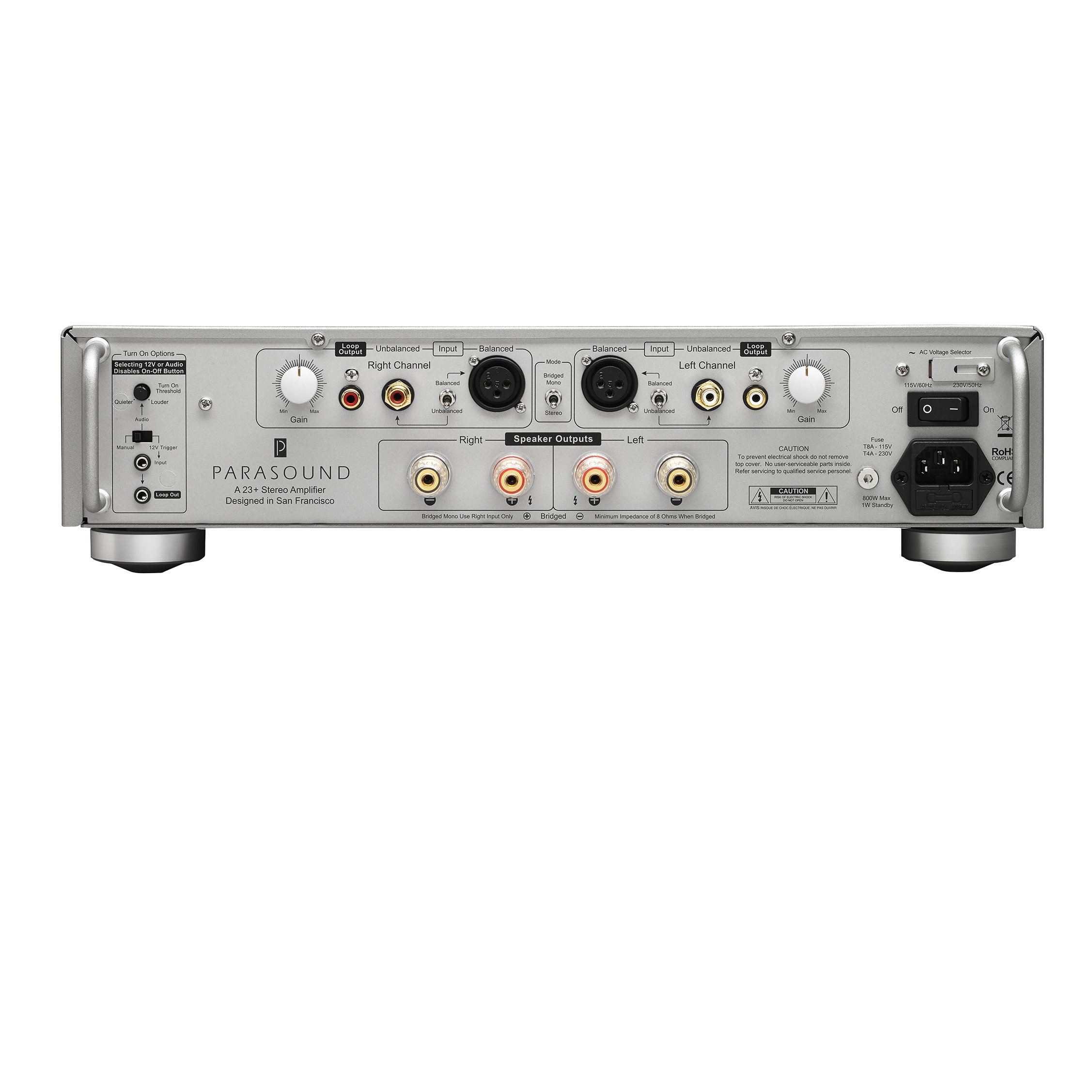 Parasound Halo A 23+ Power Amplifier Galen Carol Audio Galen Carol