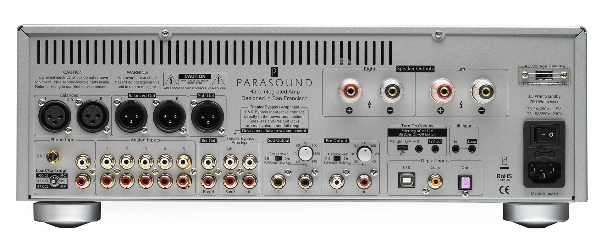 Parasound Halo Integrated Amplifier Galen Carol Audio Galen Carol Audio